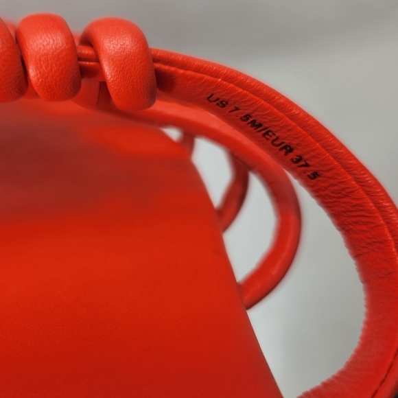 Vince Dae Casual Woven Braided Slip On Thong Sandals Burnt Orchid Orange 7.5M - Picture 12 of 14